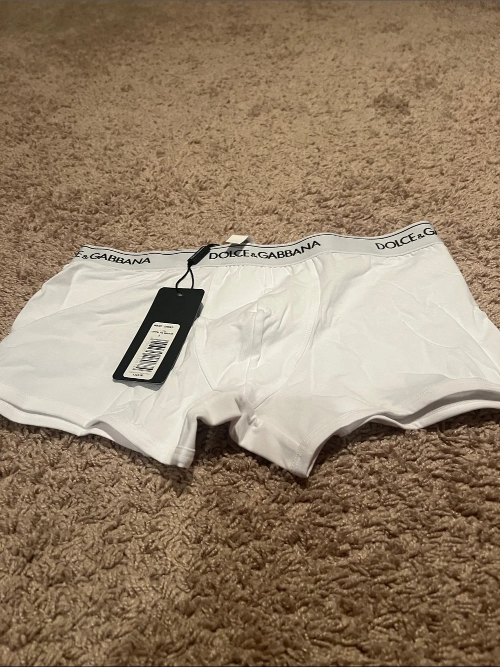 Dolce & Gabbana White Men's Boxer Briefs with Branded Waistband